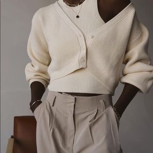Who What Wear Charlotte Cropped Cardigan